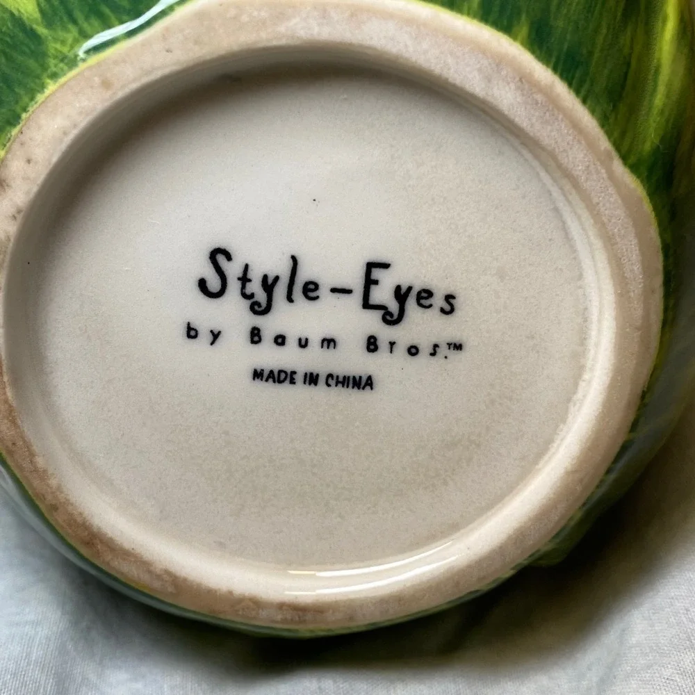 Style-Eyes by Baum Bros Corn‎ Cob Vase Planter Ceramic Farmhouse Decor 6